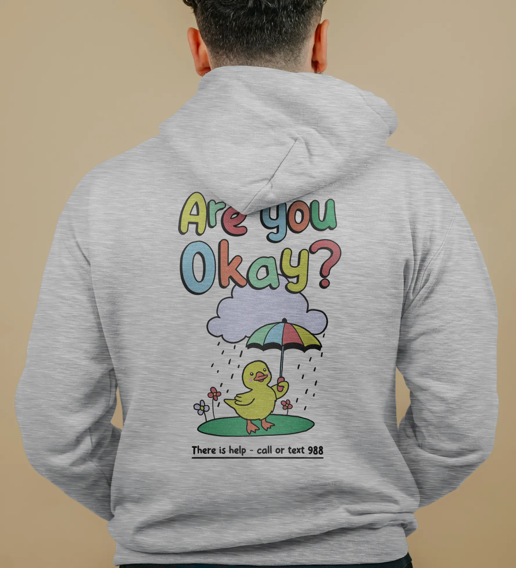 It's OK To Not Be OK; Are You Okay? (Duck) - Hoodie