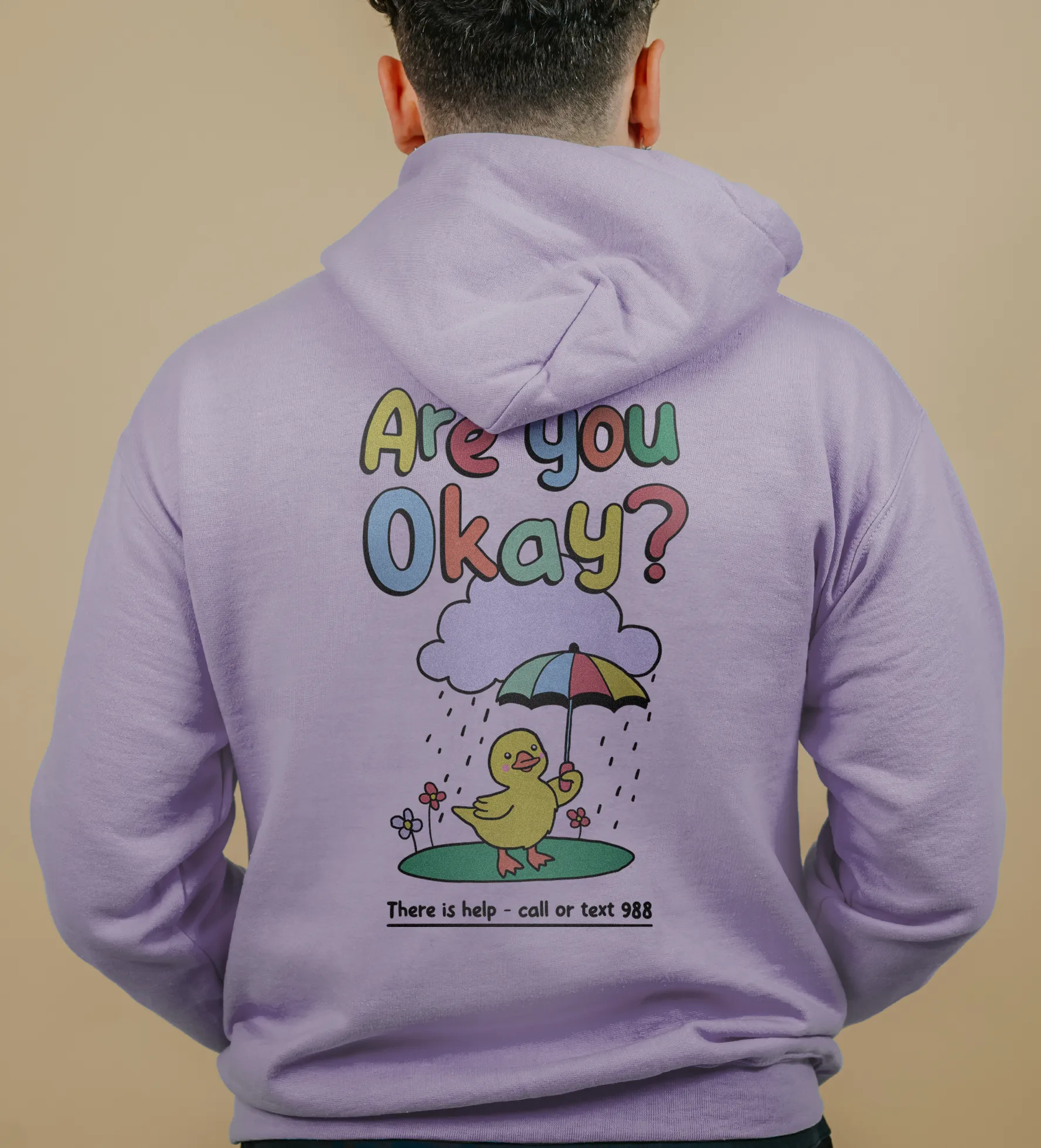 It's OK To Not Be OK; Are You Okay? (Duck) - Hoodie