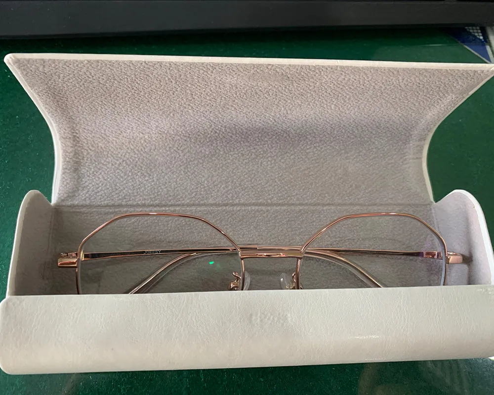 JOEESY glasses, anti-blue glasses, women's computer reading glasses with metal frame