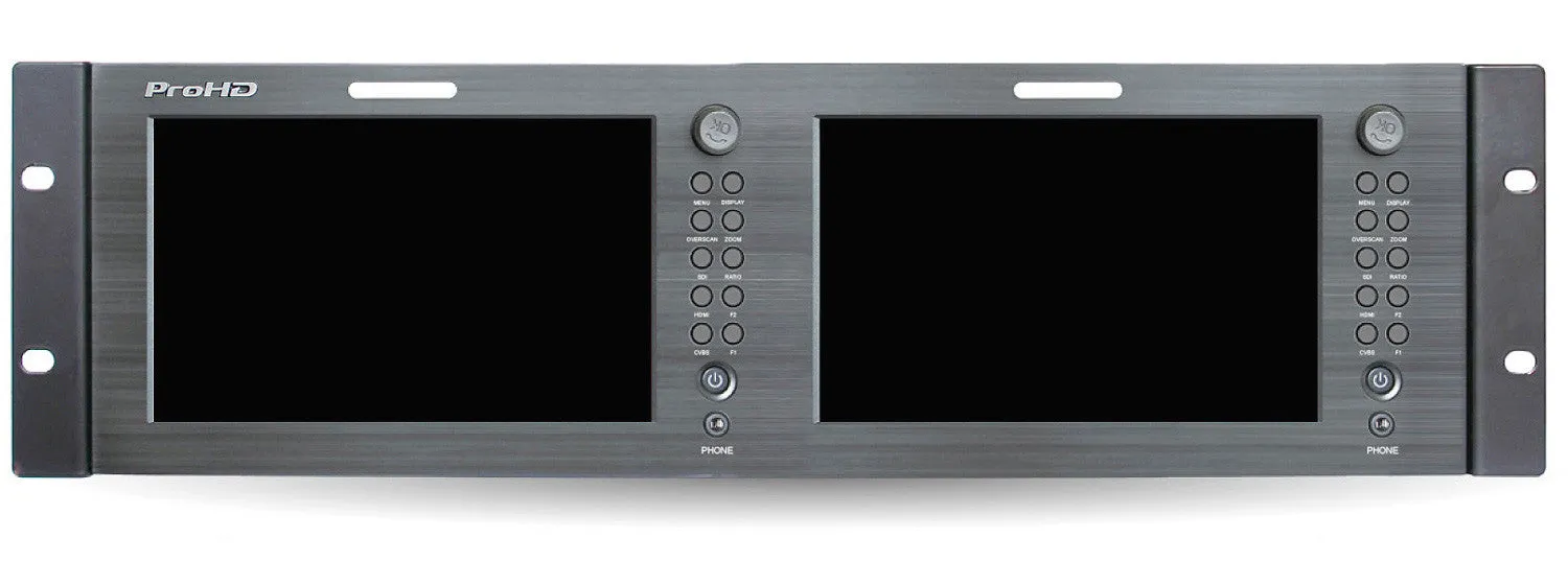 JVC DT-X71Hx2 7 Inch Dual LCD Monitor