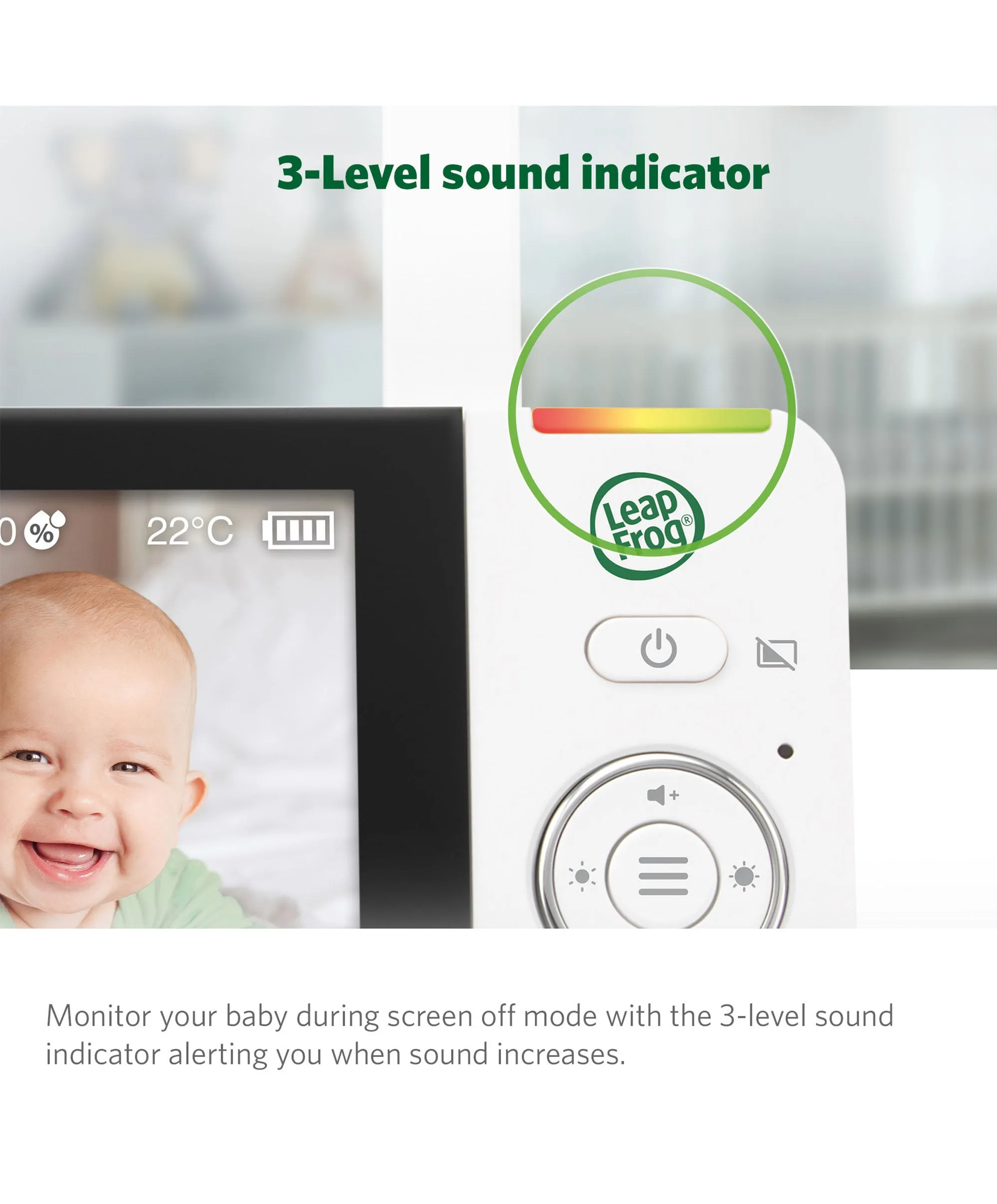 LeapFrog LF2936FHD 5.5 1080p Touch Screen Smart Baby Monitor