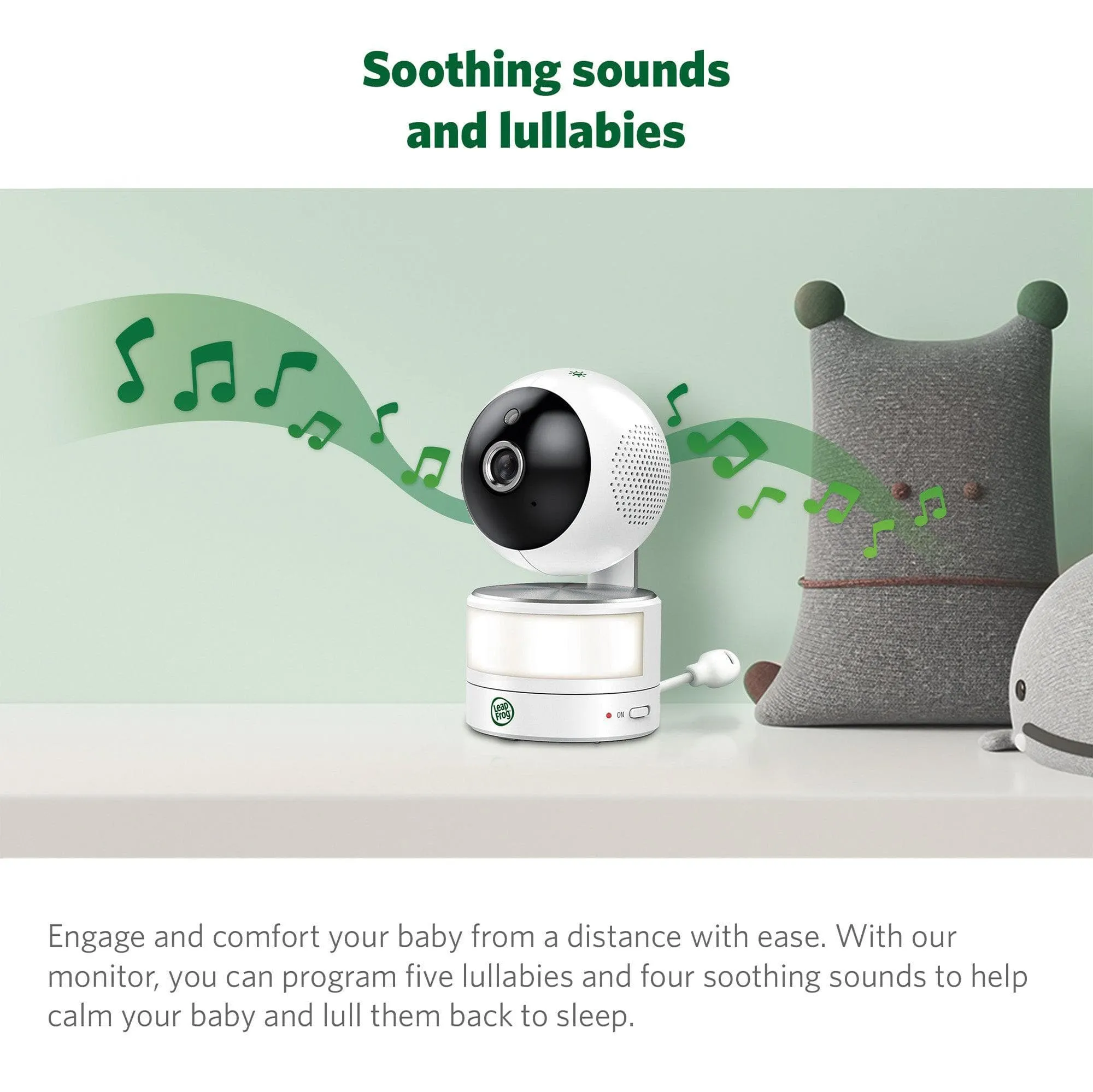 LeapFrog LF920HD 7' Video Baby Monitor with Colour Night Vision - White