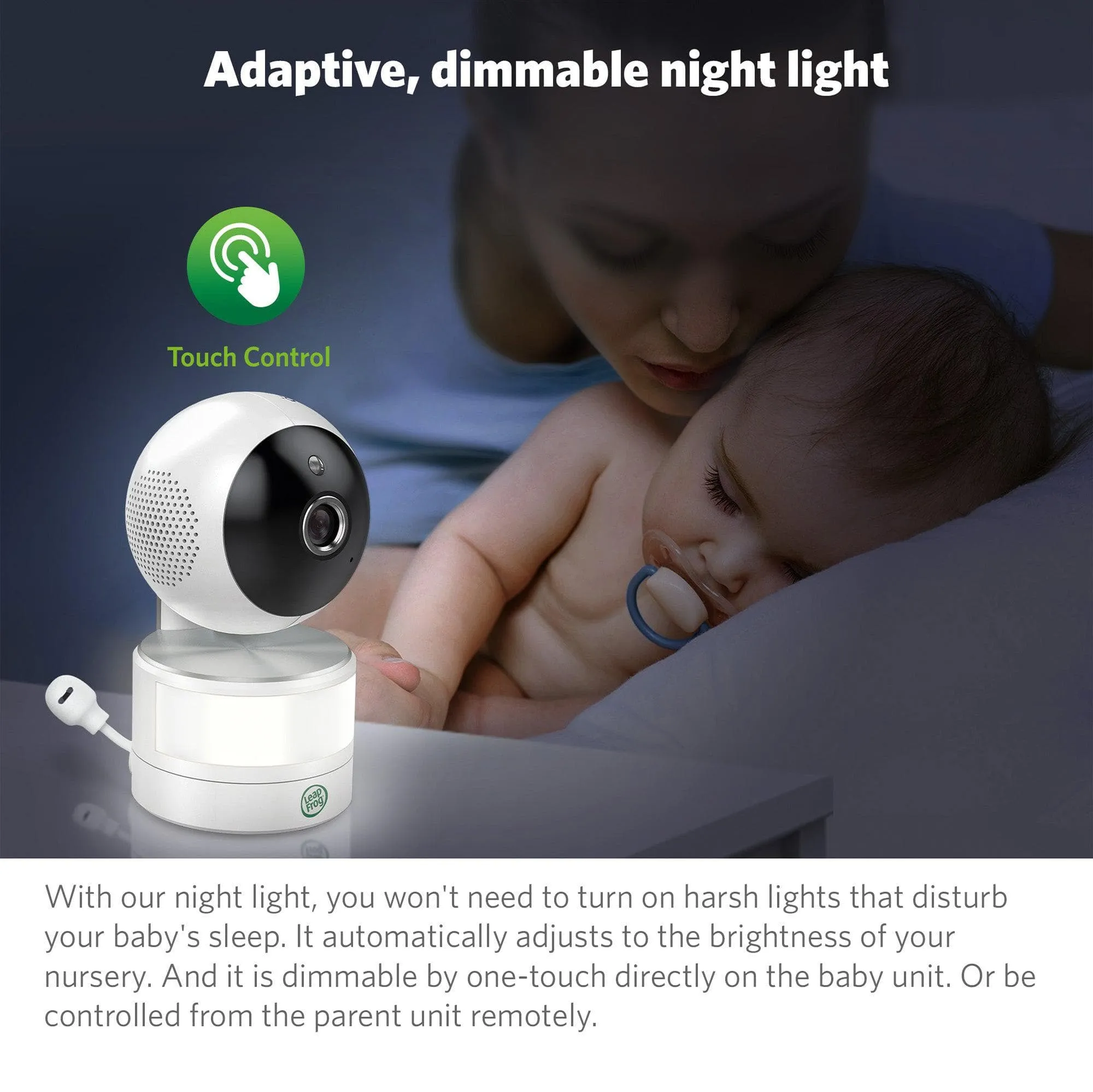 LeapFrog LF920HD 7' Video Baby Monitor with Colour Night Vision - White