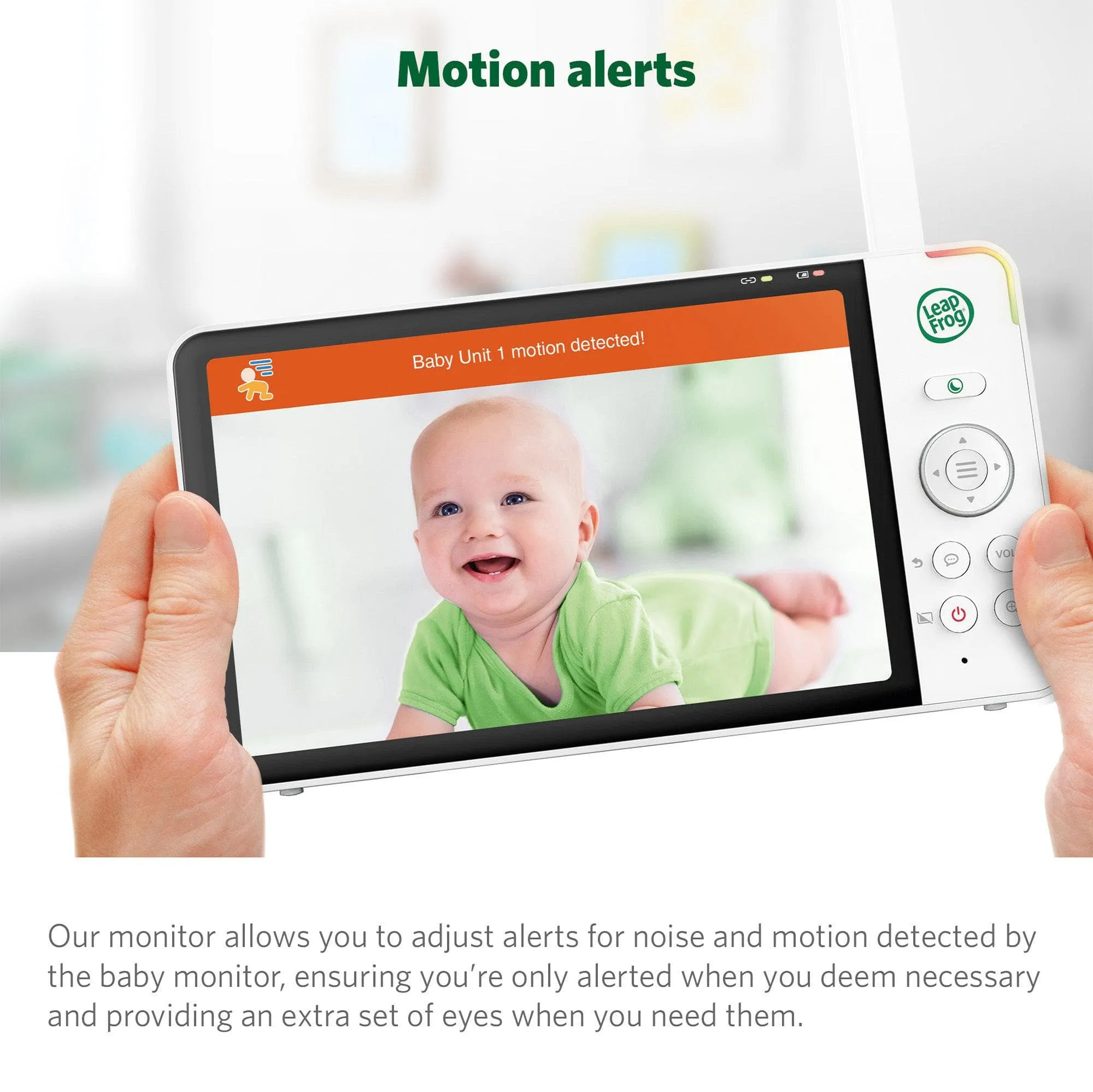 LeapFrog LF920HD 7' Video Baby Monitor with Colour Night Vision - White