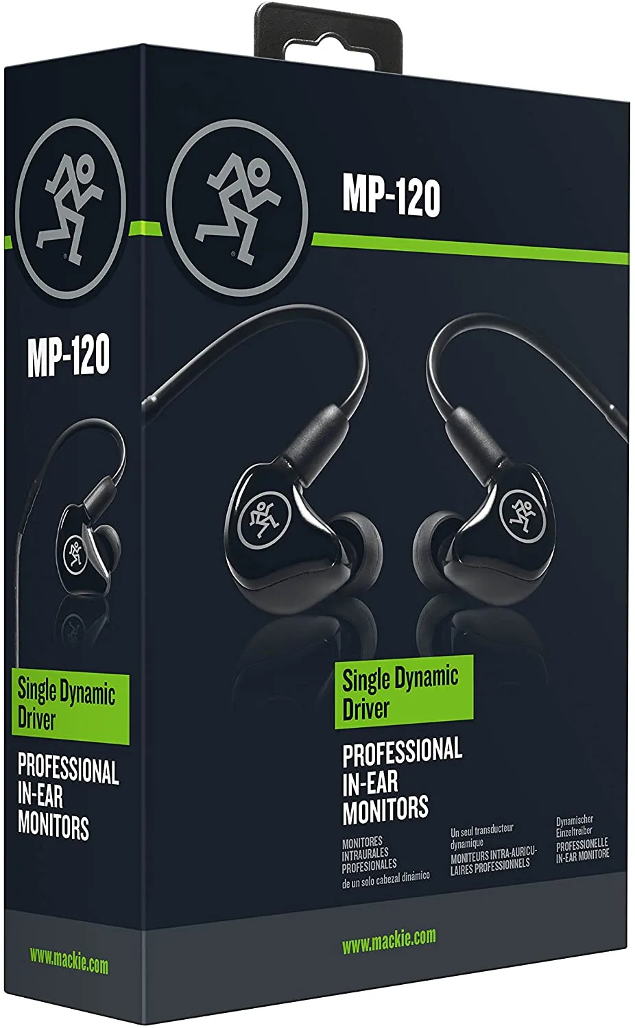Mackie In- Ear Headphones & Monitors, Single Driver (MP-120)