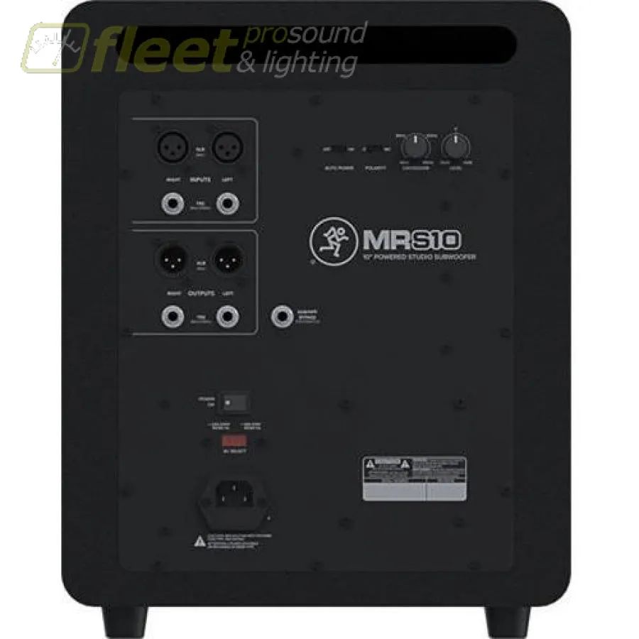 Mackie MRS10 - 10" Powered Subwoofer Studio Monitor