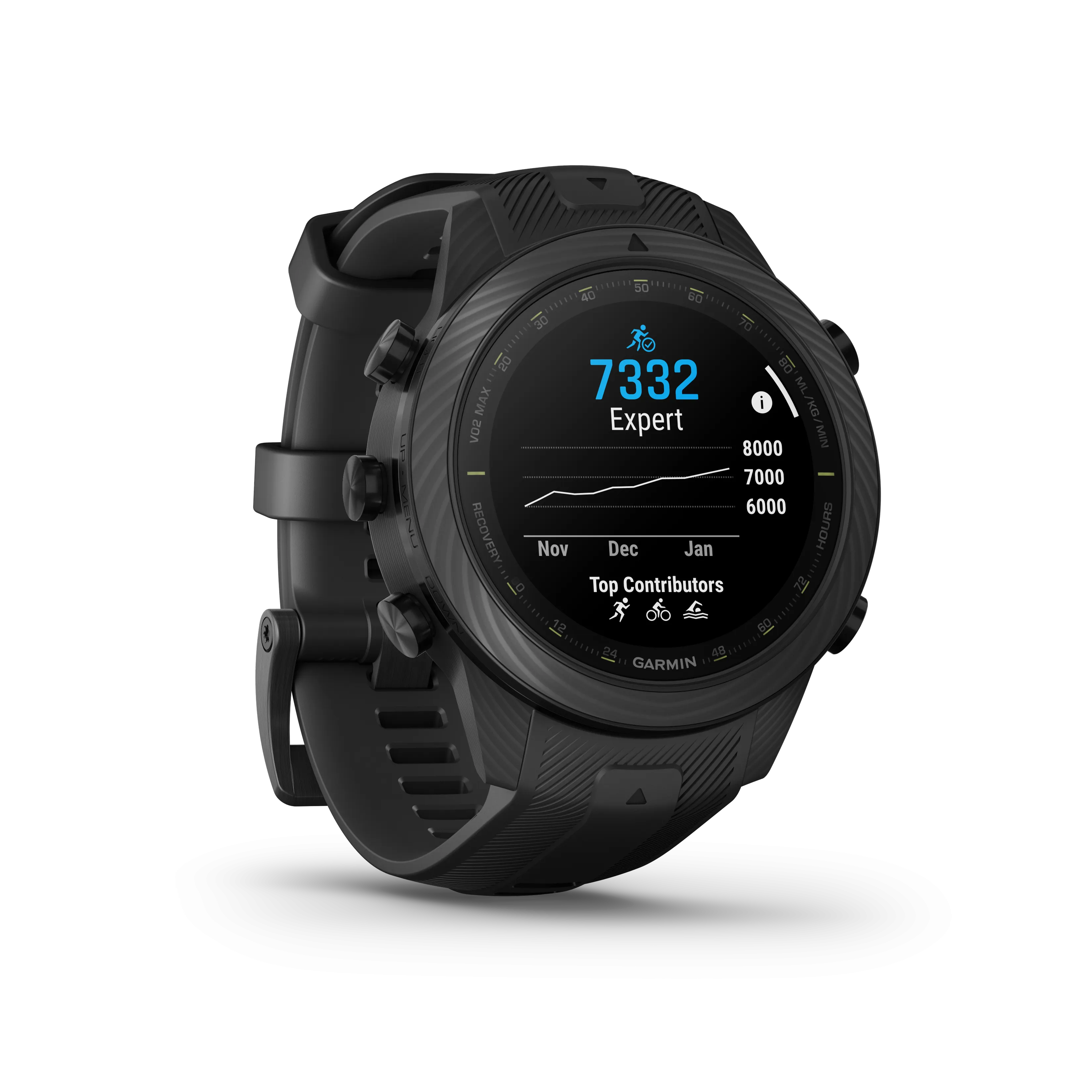 MARQ Athlete Gen 2 Smart Watch, 46mm - Carbon Edition - 010-02722-11