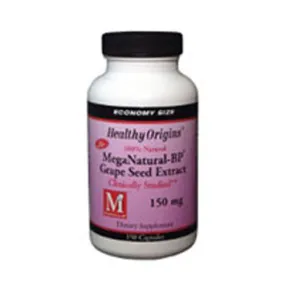 Mega Nattural BP Grape Seed Extract 150 Veg Caps By Healthy Origins