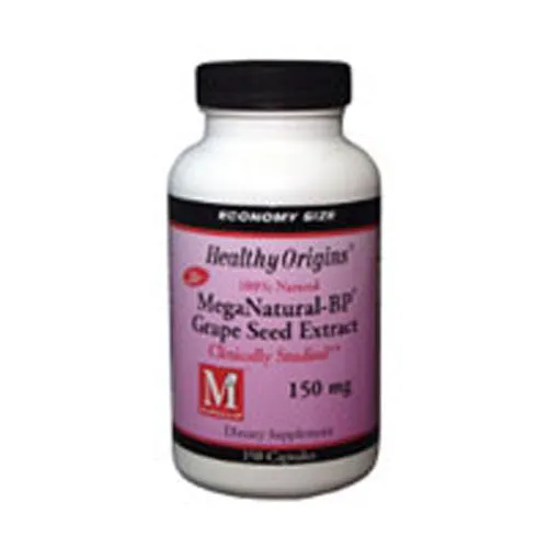 Mega Nattural BP Grape Seed Extract 150 Veg Caps By Healthy Origins