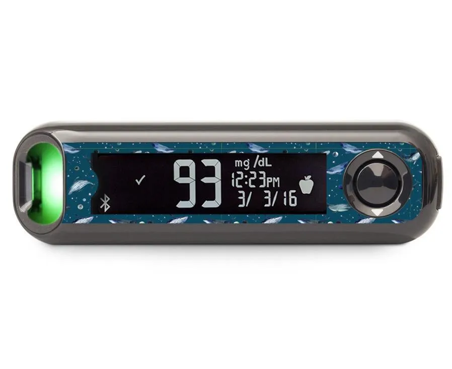 Midnight Whales for Bayer Contour© Next One Glucometer