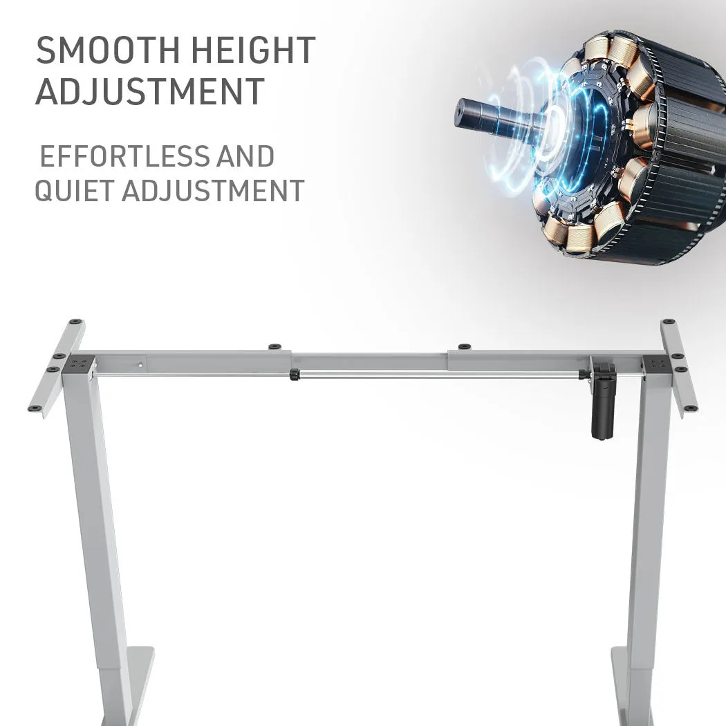 Motorized Sit-Stand Desk, Electric Height Adjustable, 70kg Load Fortia