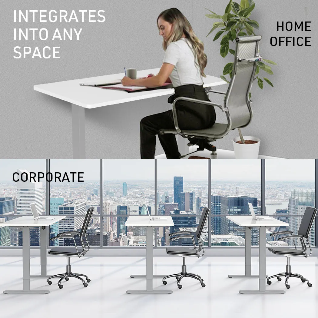 Motorized Sit-Stand Desk, Electric Height Adjustable, 70kg Load Fortia