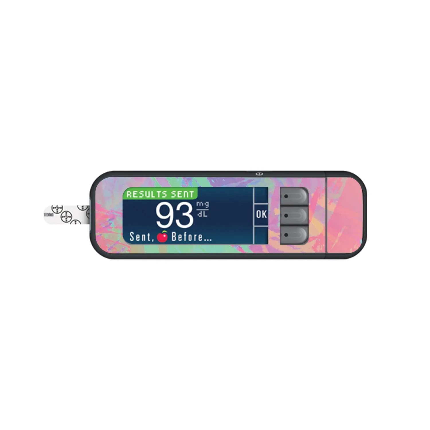 Multi-Color Sticker for Bayer Contour Next Glucometer