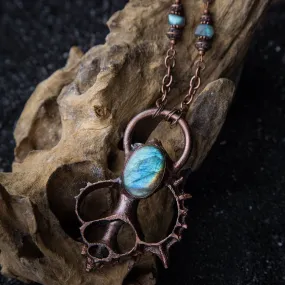 Murex Shell with Labradorite