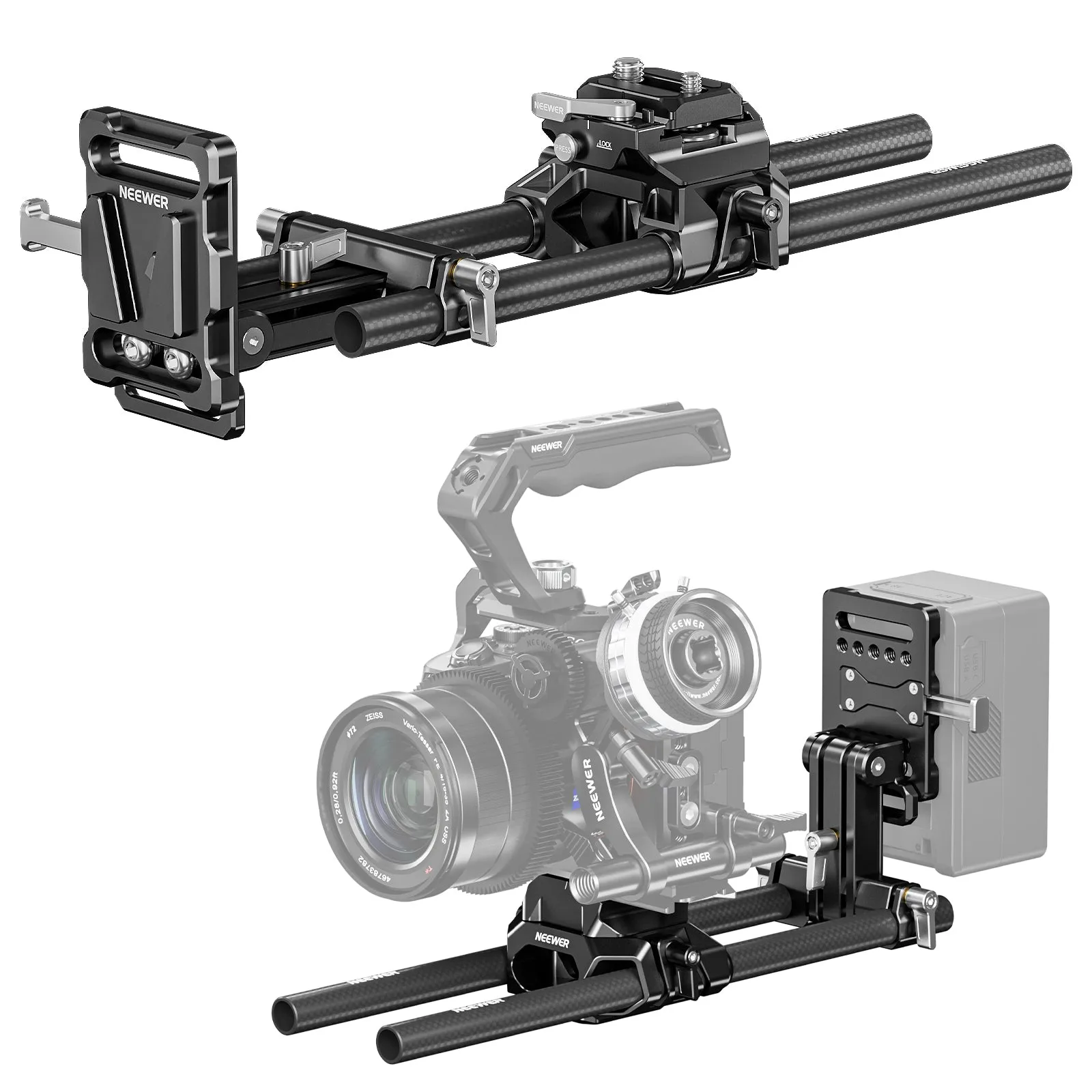 NEEWER 15mm LWS Baseplate Kit