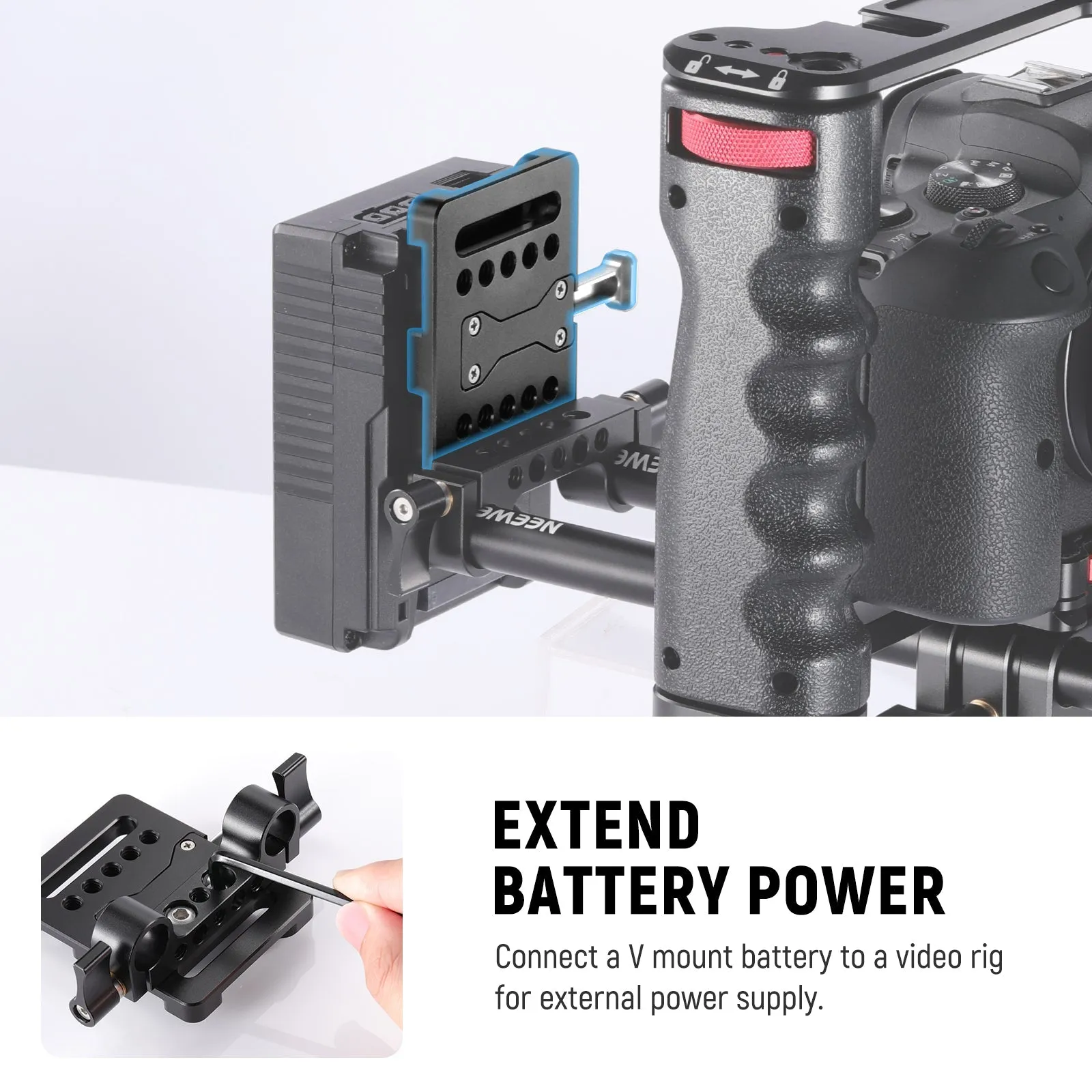 NEEWER PS005 Mini V Mount Battery Plate