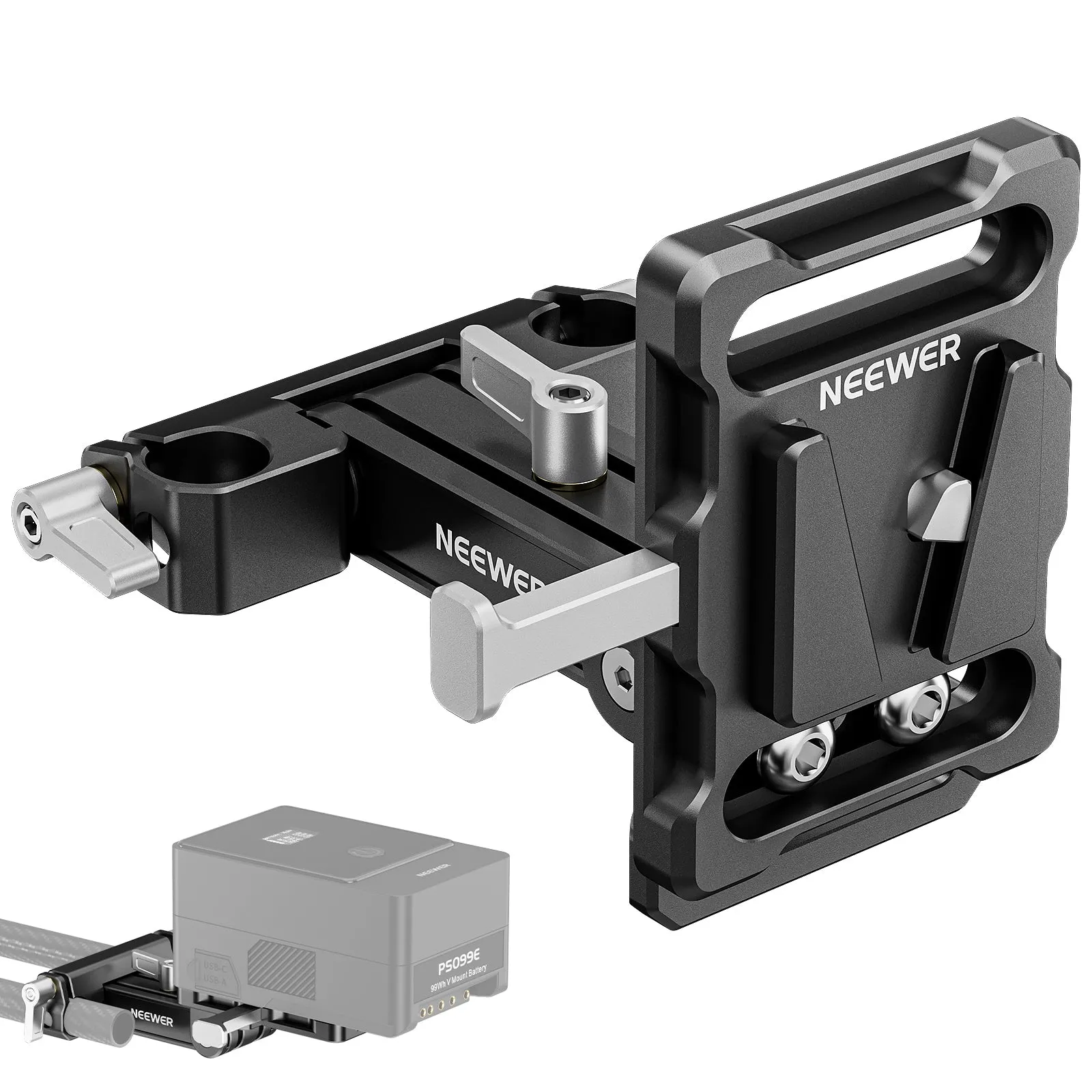 NEEWER PS007 V Mount V Lock Battery Mounting Plate