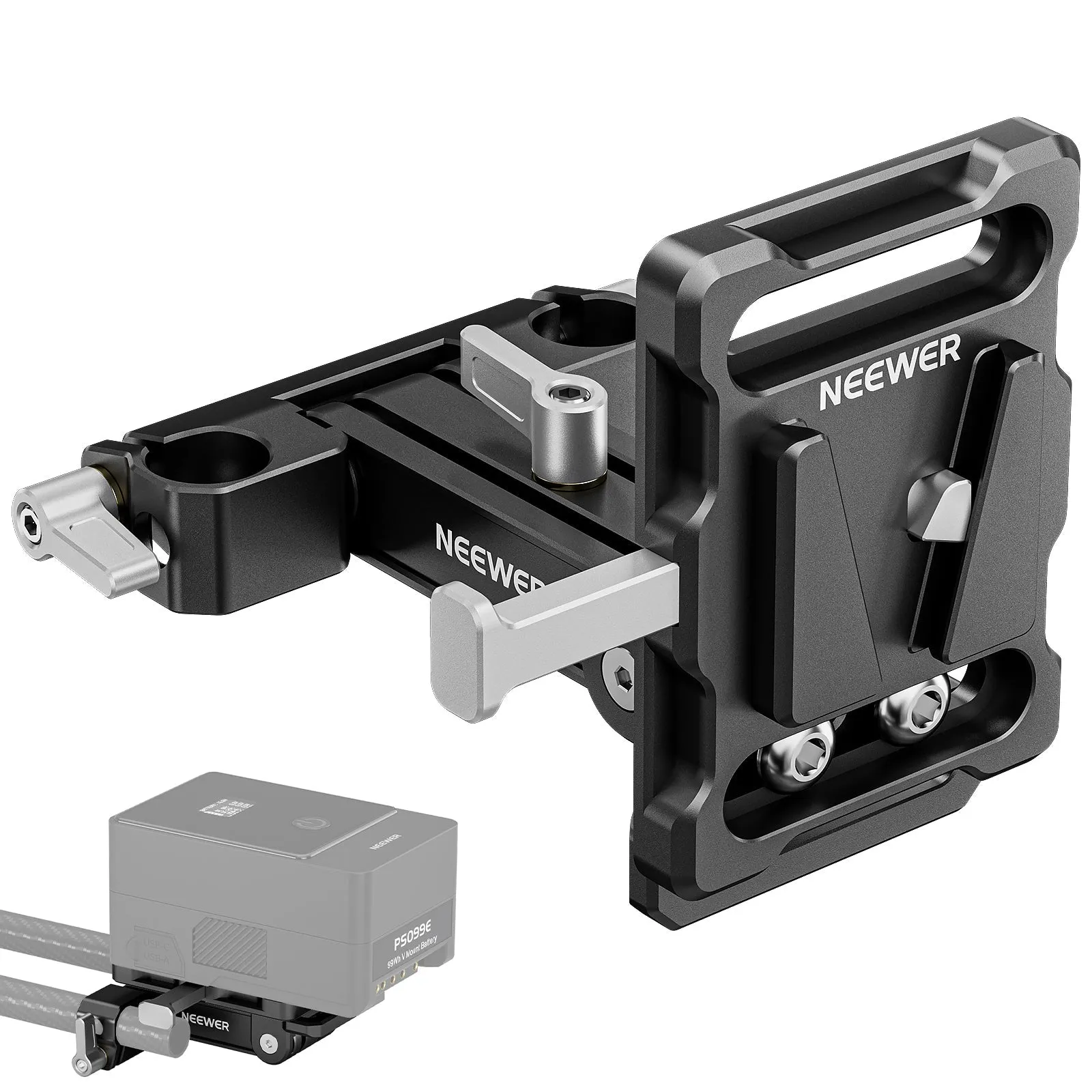 NEEWER PS007 V Mount V Lock Battery Mounting Plate