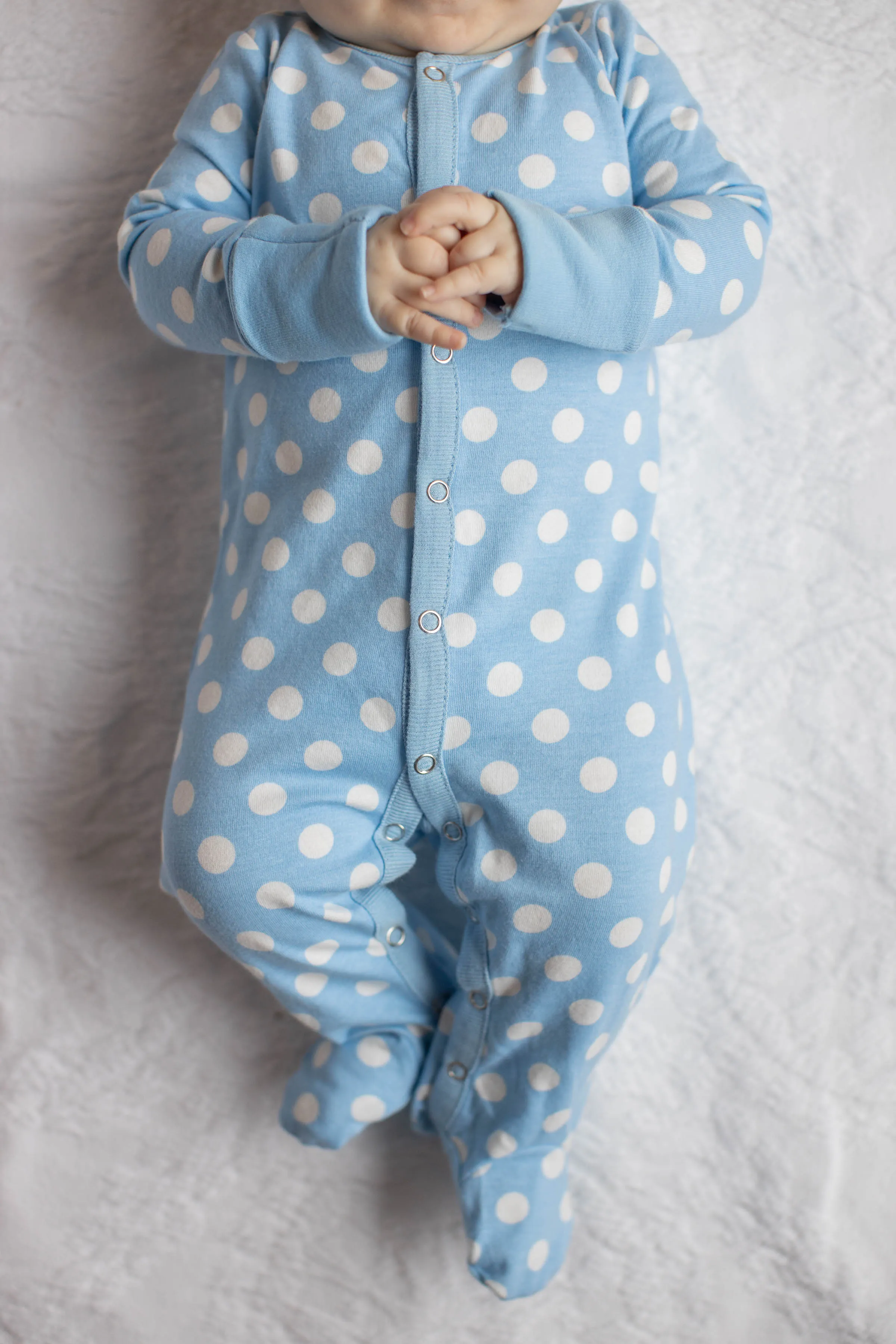 Nicole One Piece Footed Baby Romper (3-6mo only)