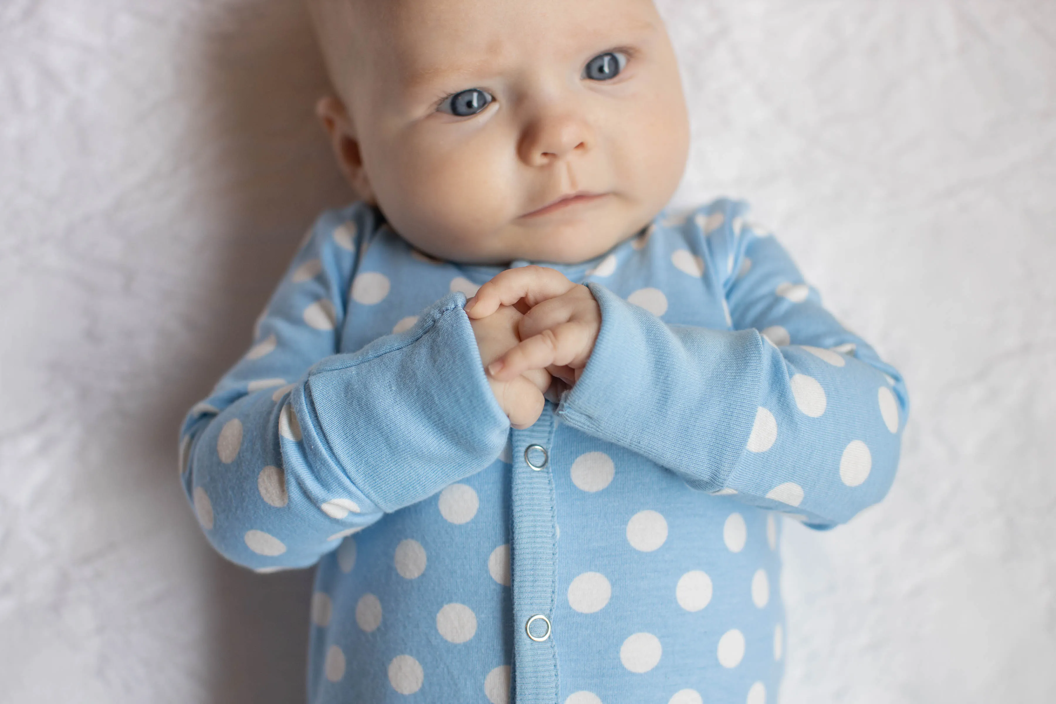 Nicole One Piece Footed Baby Romper (3-6mo only)