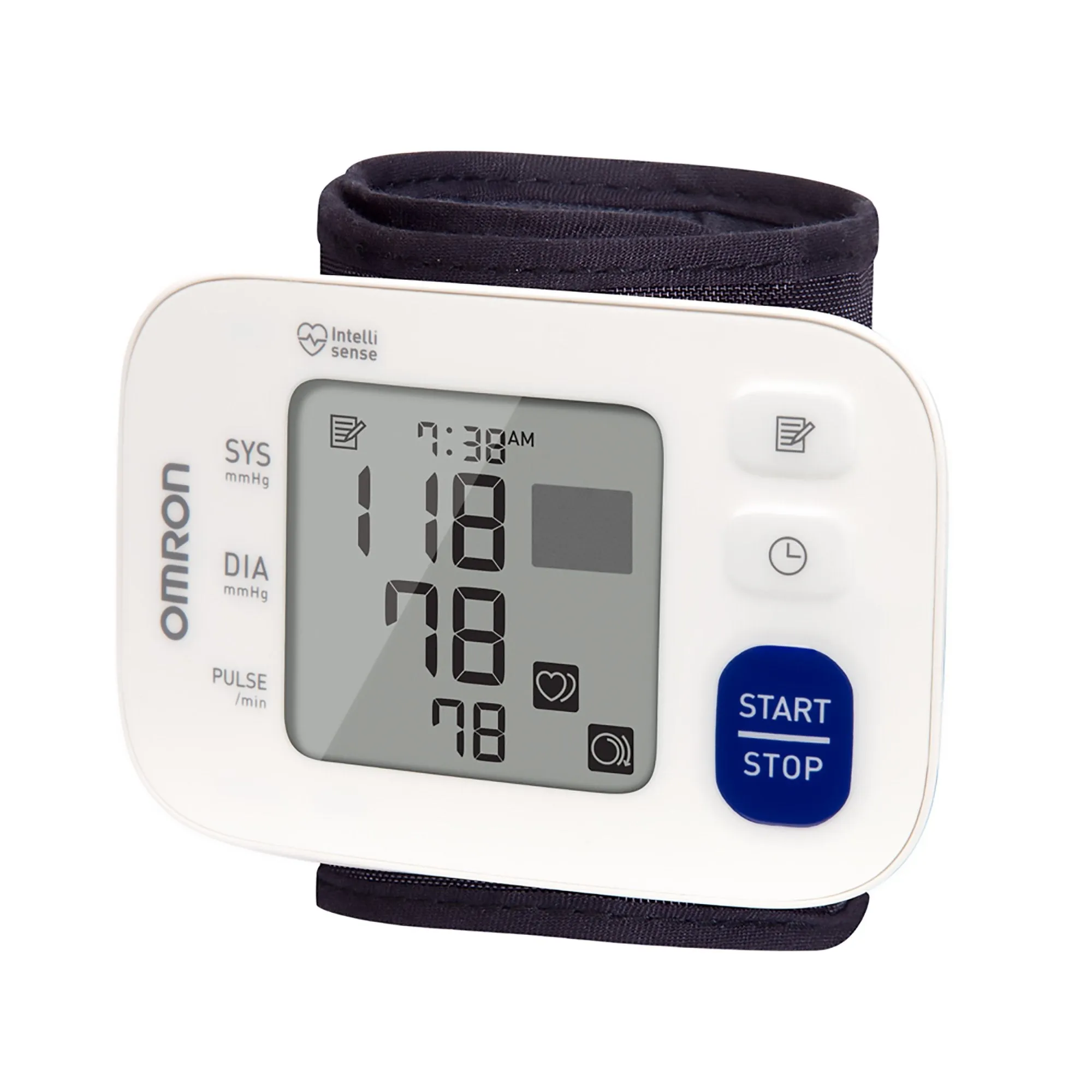 Omron 3 Series Digital Blood Pressure Wrist Unit, Automatic Inflation, Adult, Large Cuff