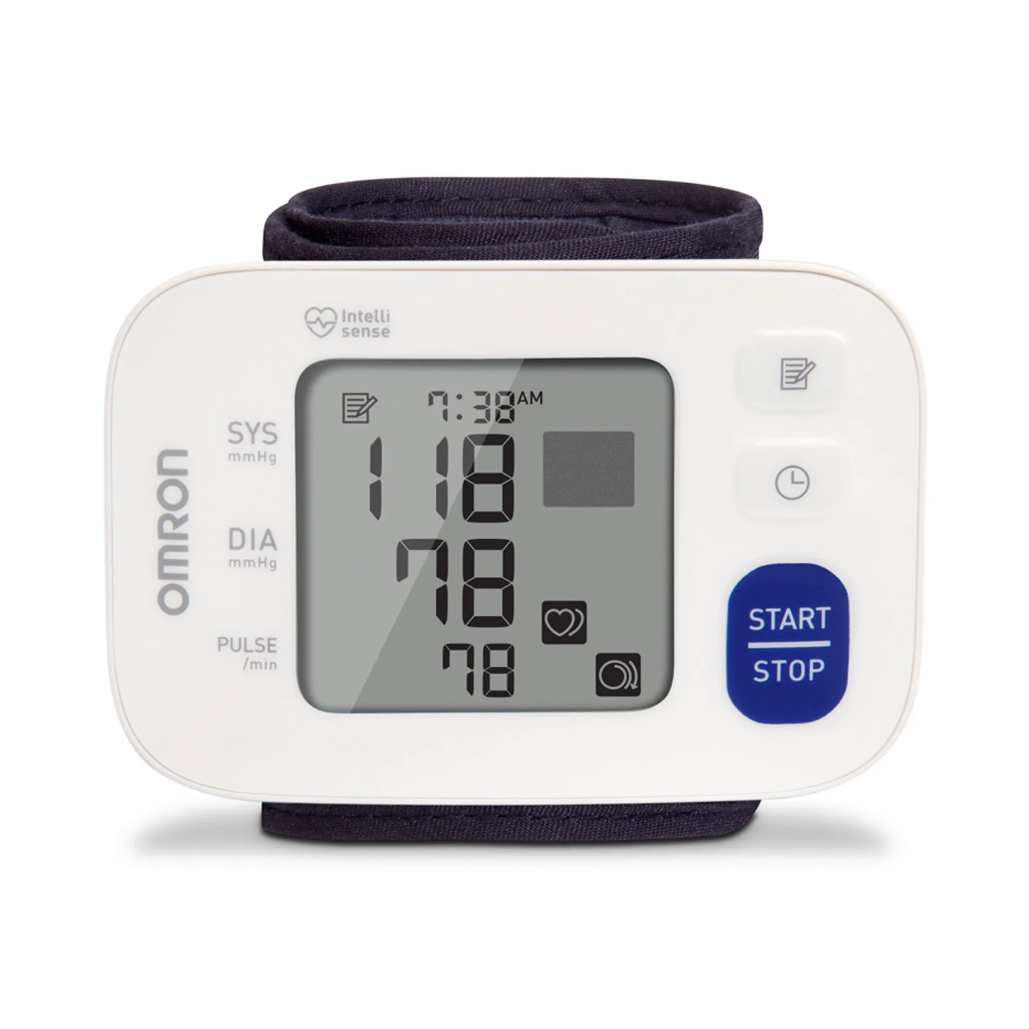 Omron 3 Series Digital Blood Pressure Wrist Unit, Automatic Inflation, Adult, Large Cuff