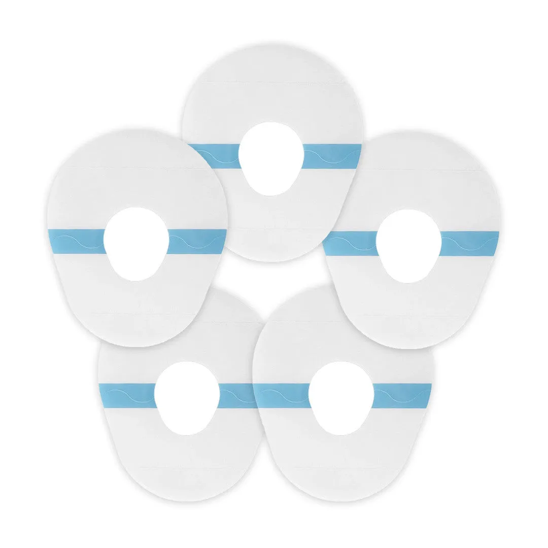 Overt Dexcom G7 Transparent Waterproof Adhesive Patches [ 5 Pack ]