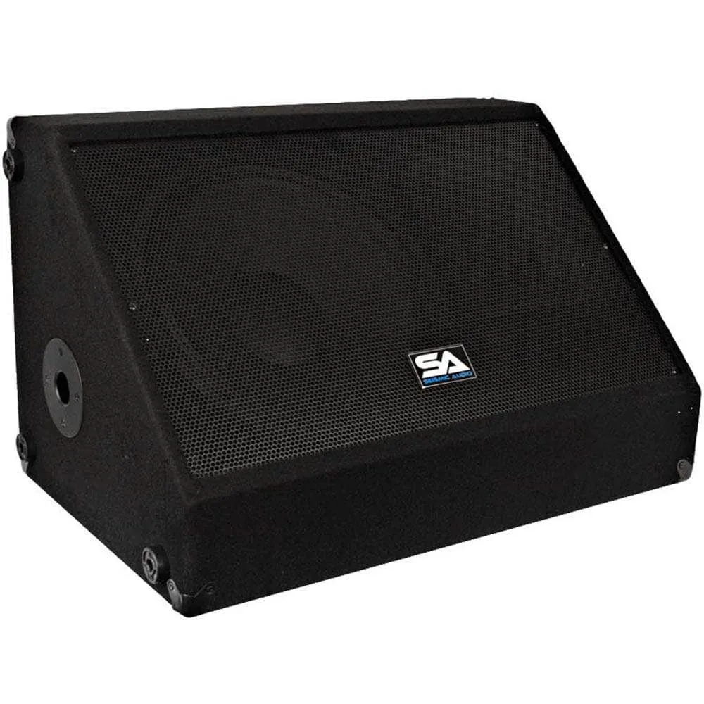 Pair of 12" Floor Monitors with Titanium Horns
