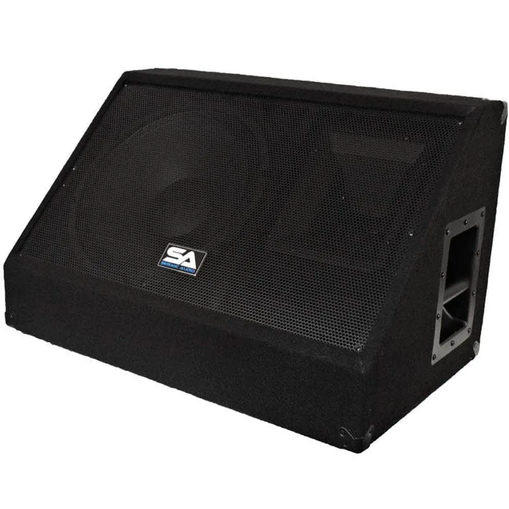 Pair of 12" Floor Monitors with Titanium Horns