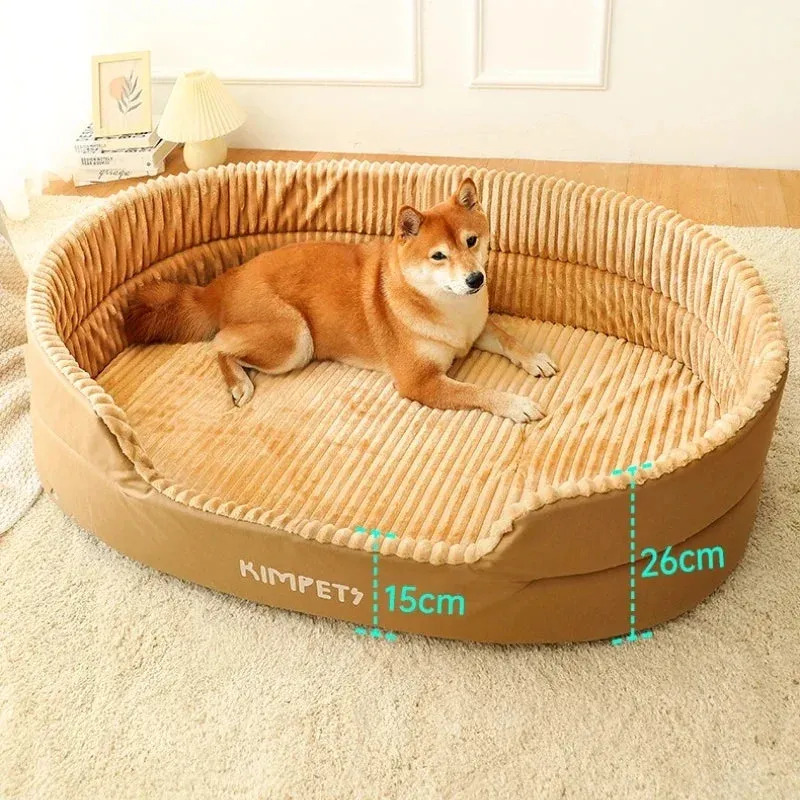 Pet Dog Sleeping Beds Soft Fleece Warm Cat Mat All Seasons Big Size Extra Large Pet Bed House Sofa Kennel S-XXL Dogs Accessories