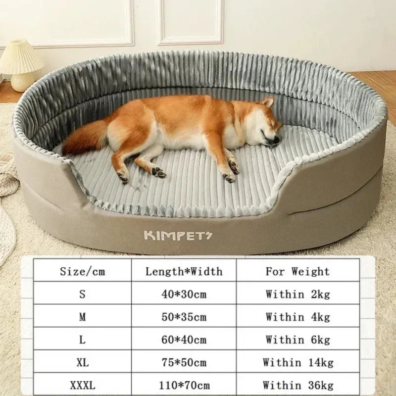 Pet Dog Sleeping Beds Soft Fleece Warm Cat Mat All Seasons Big Size Extra Large Pet Bed House Sofa Kennel S-XXL Dogs Accessories