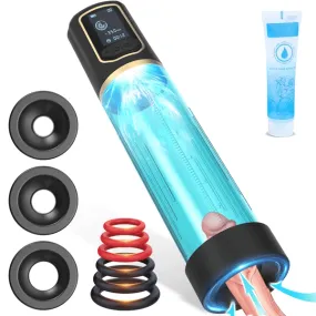 Pumped Premium Rechargeable Automatic LCD Penis Pump