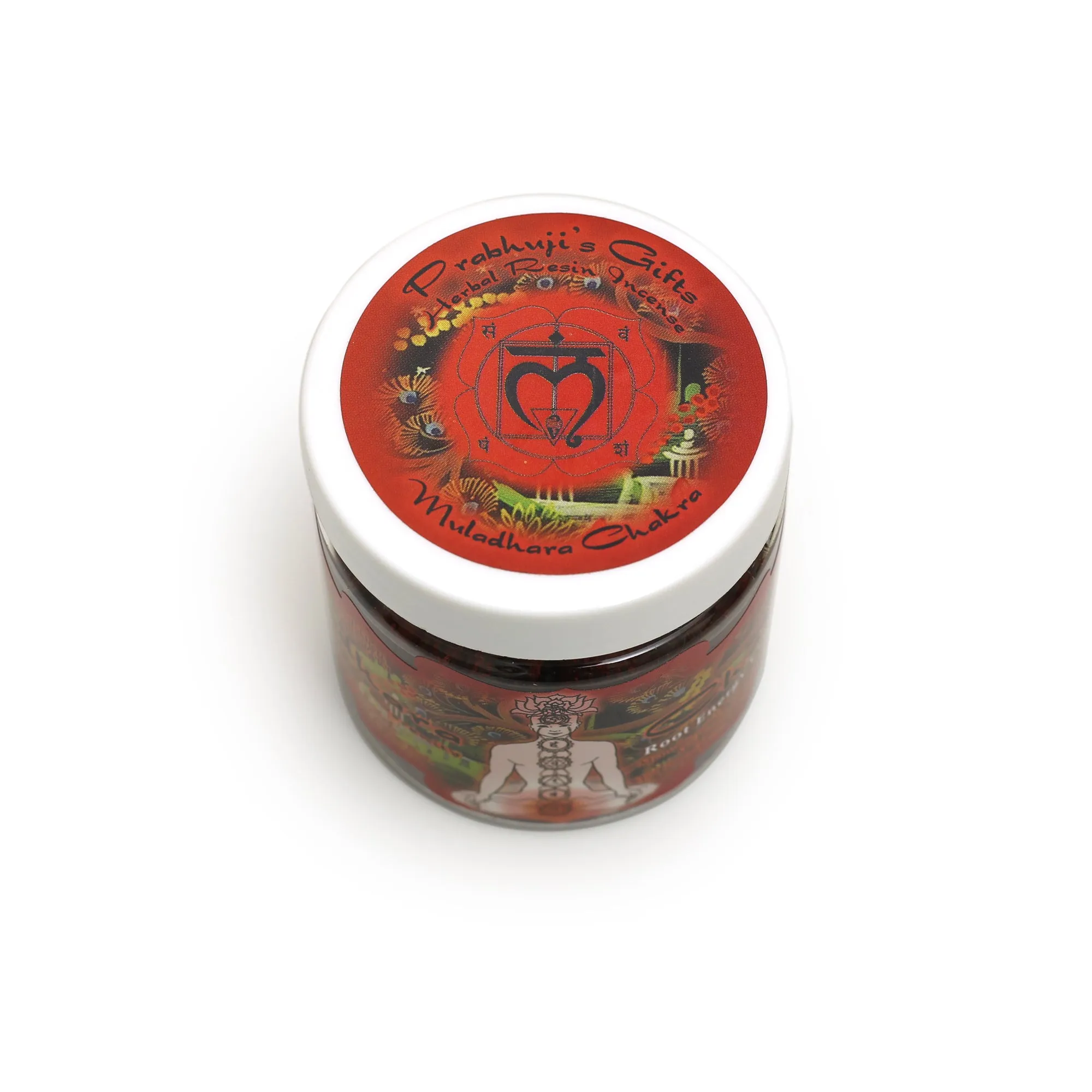 Resin Incense Root Chakra Muladhara - Grounding and Inner Peace - 2.4oz jar