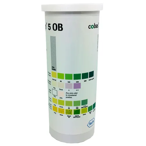 Roche Chemstrip 5 OB Urine Test Strips 100/Vial