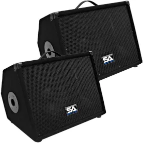 SA-10M.3 Pair 10" Floor Monitors Speakers w/pole mount