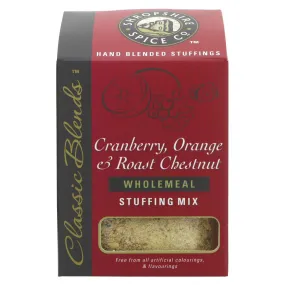 Shropshire Spice Co Cranberry, Orange & Roast Chestnut Wholemeal Stuffing Mix 150g