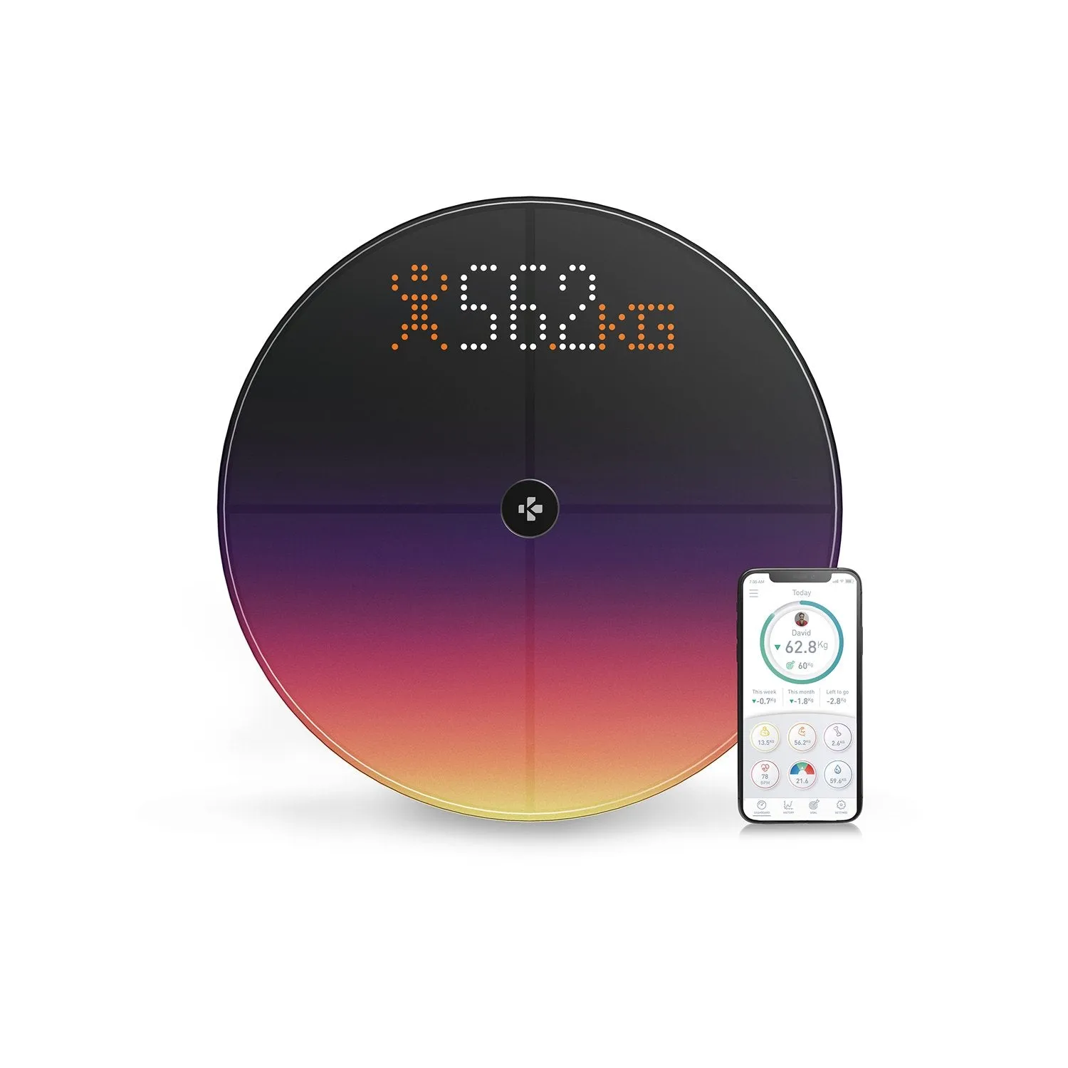 Smart Body Scale with Color Display