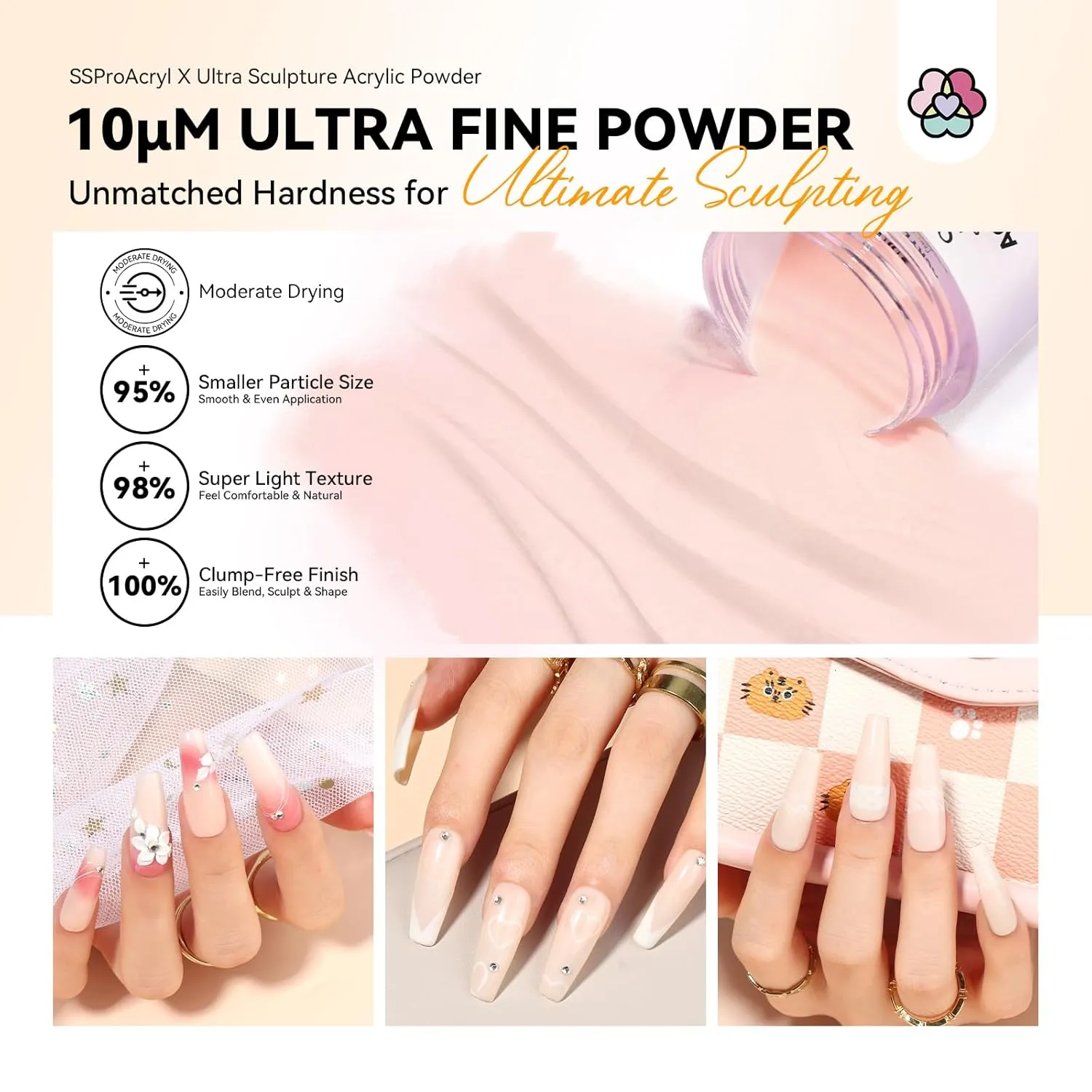 SSProAcryl X™ Nude Acrylic Powder-30g
