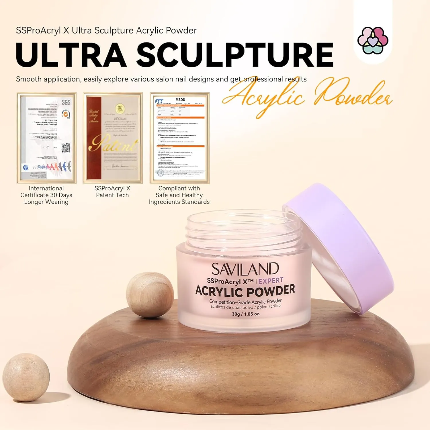 SSProAcryl X™ Nude Acrylic Powder-30g
