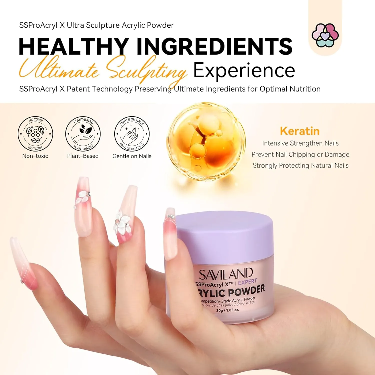 SSProAcryl X™ Nude Acrylic Powder-30g