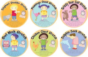 Stretches Set of 6 Outdoor Sign