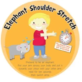 Stretches Set of 6 Outdoor Sign