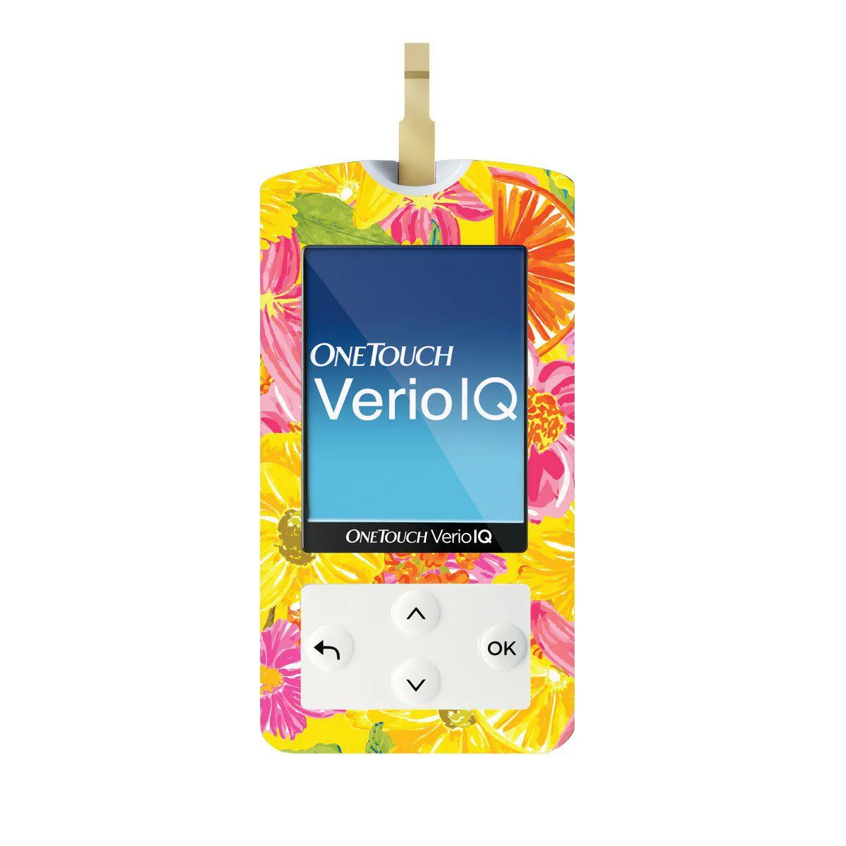 Summer Flowers for OneTouch Verio IQ Glucometer