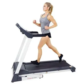 Sunny Health & Fitness SF-T7515 Smart Treadmill with Auto Incline, Sound System, Bluetooth and Phone Function