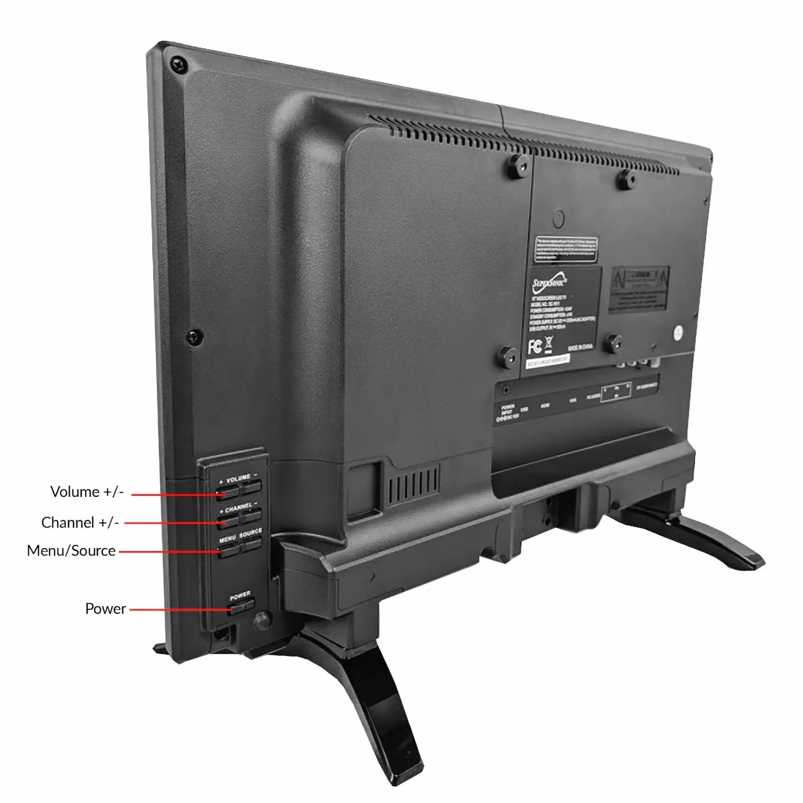 Supersonic SC-1911 19" Widescreen HDTV HDMI ATSC NTSC Television