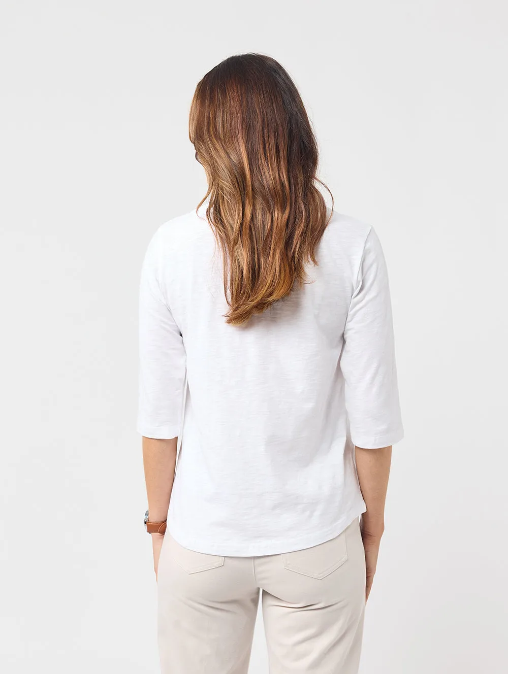 Sylvia Elbow Sleeve Top