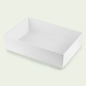Tablecraft CW5002W 18 Qt. Full Size Cast Aluminium Food Pan - White