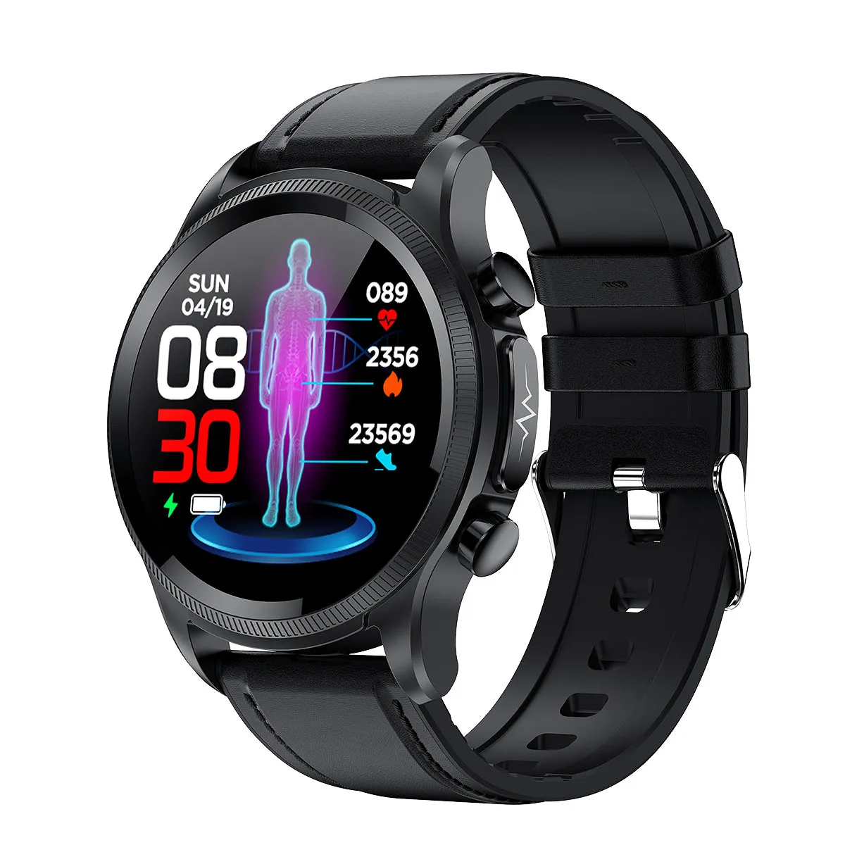The Ultimate Health Tracker - Smart Watch with Real-time Non-invasive Monitoring of ECG PPG