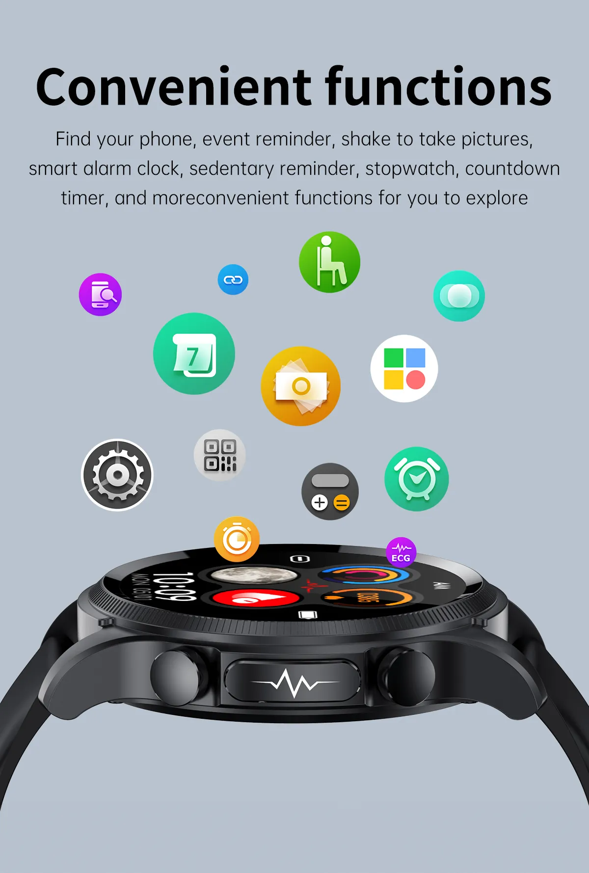 The Ultimate Health Tracker - Smart Watch with Real-time Non-invasive Monitoring of ECG PPG