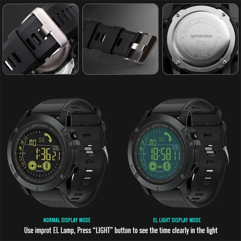 Top Brand Flagship Multifunctional Rugged Smartwatch 33-month Standby Time 24h All-Weather Monitoring Men Military Sport Watch